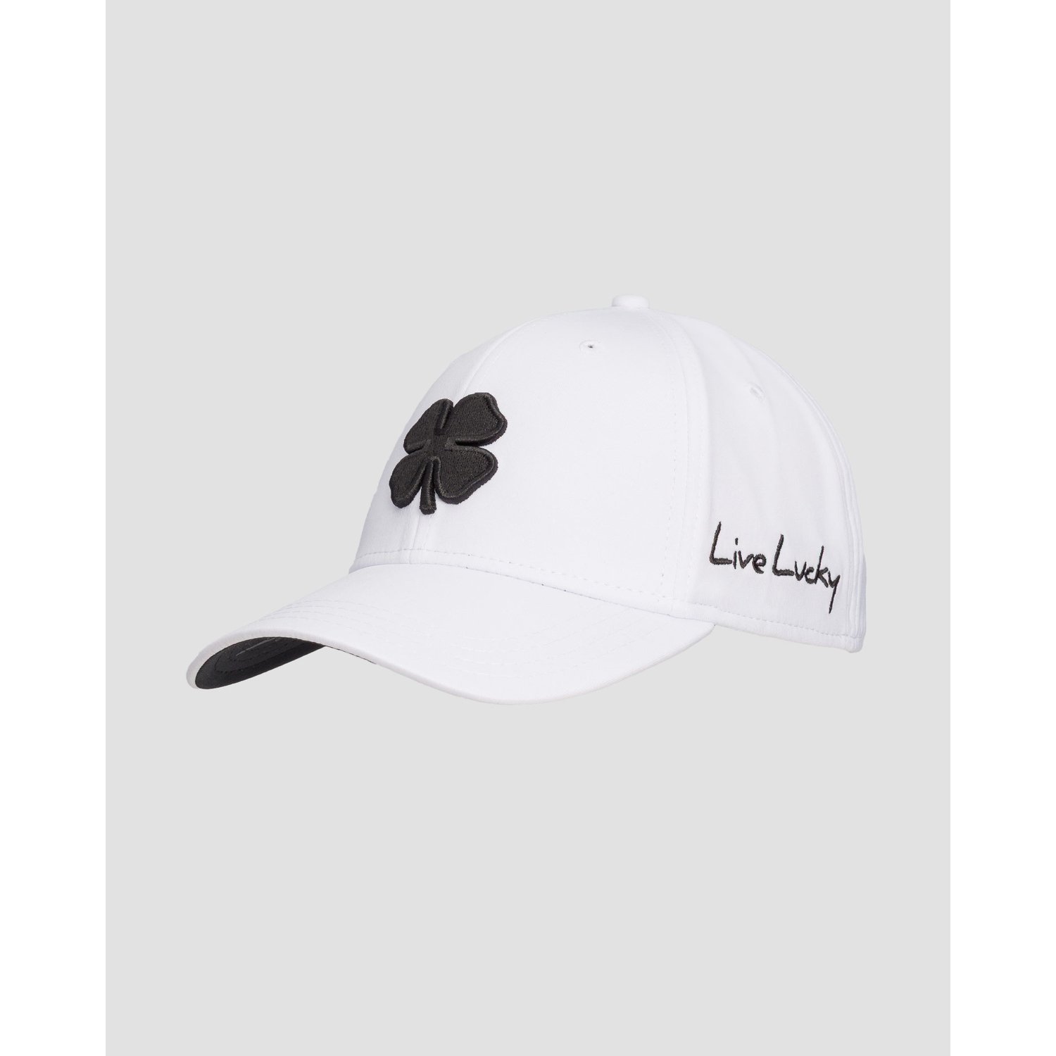Biało-czarna Czapka Z Daszkiem Męska Black Clover Premium Clover 1