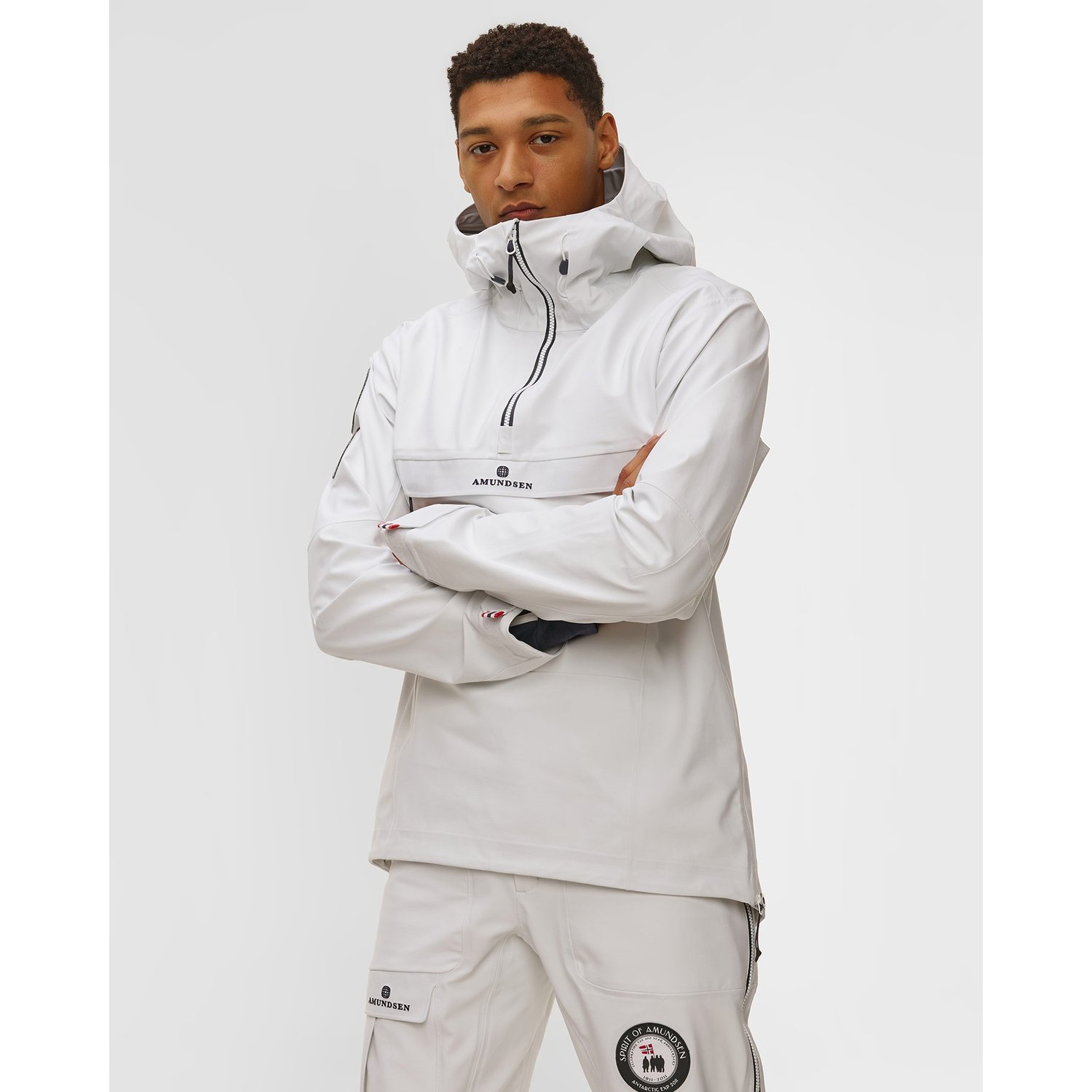 Kurtka Skiturowa Męska Amundsen Amundsen Peak Anorak Biała