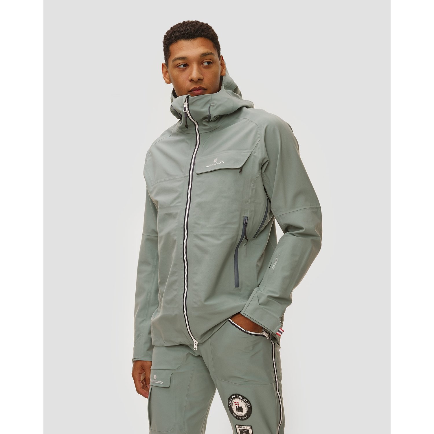 Kurtka Techniczna Męska Amundsen Amundsen Peak Jacket Niebieskoszara