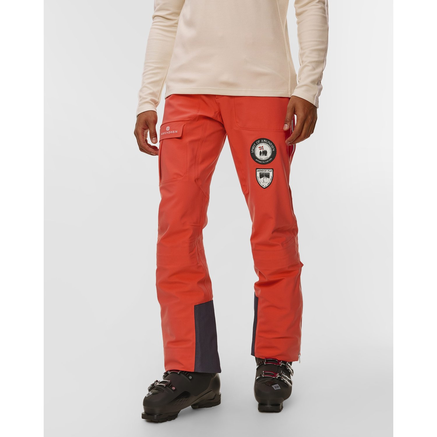 Spodnie Techniczne Męskie Amundsen Amundsen Peak Panther Czerwone