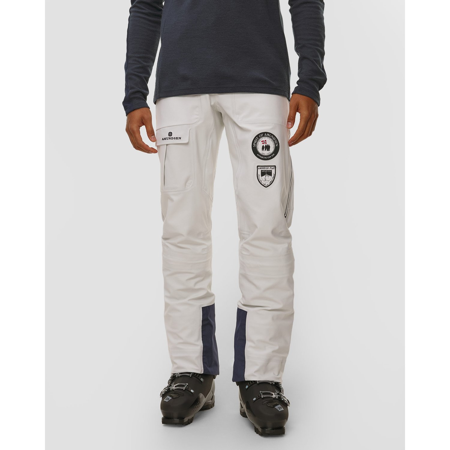 Spodnie Techniczne Męskie Amundsen Amundsen Peak Panther Białe