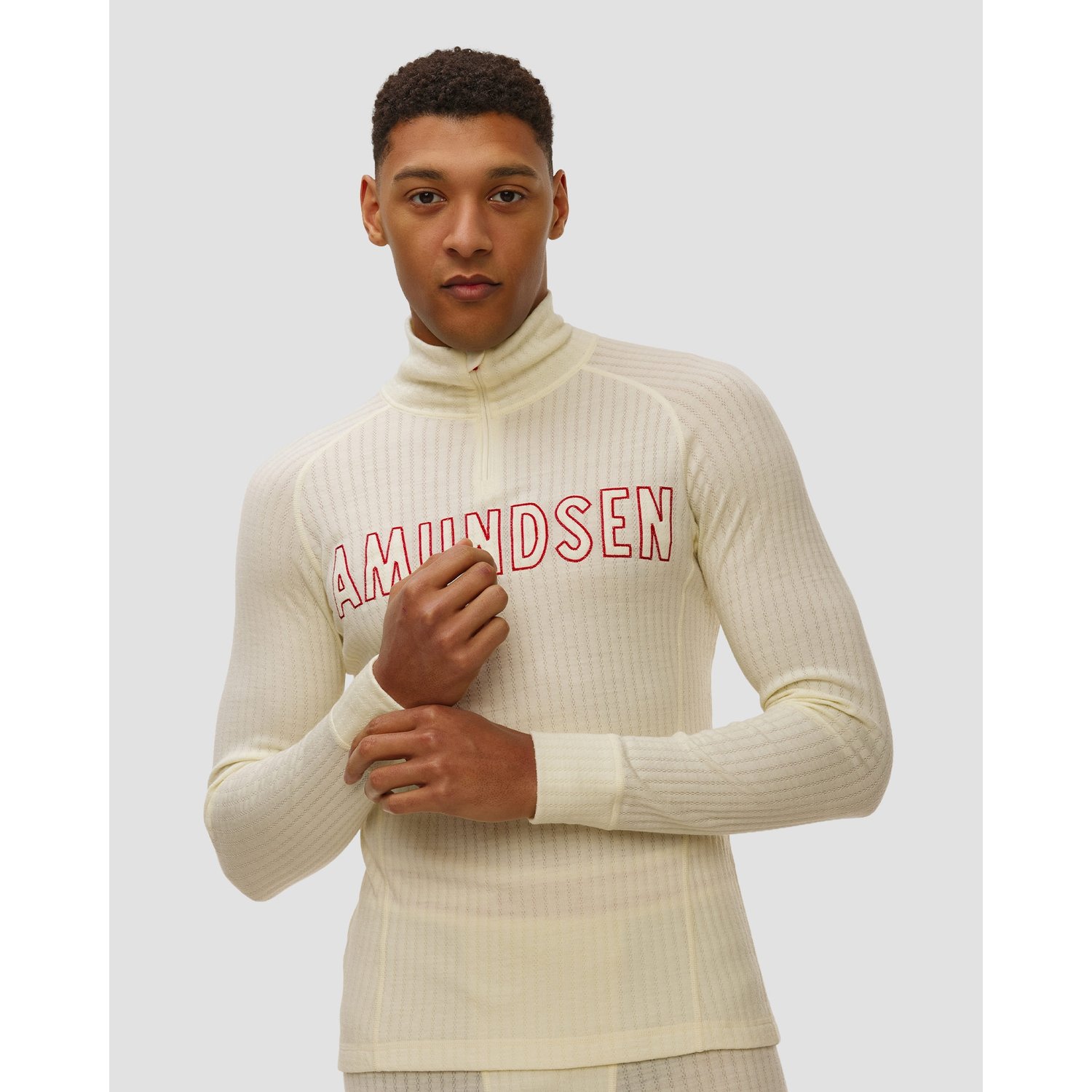 Golf Wełniany First Layer Męski Amundsen Sports Hero's Hide Half Zip