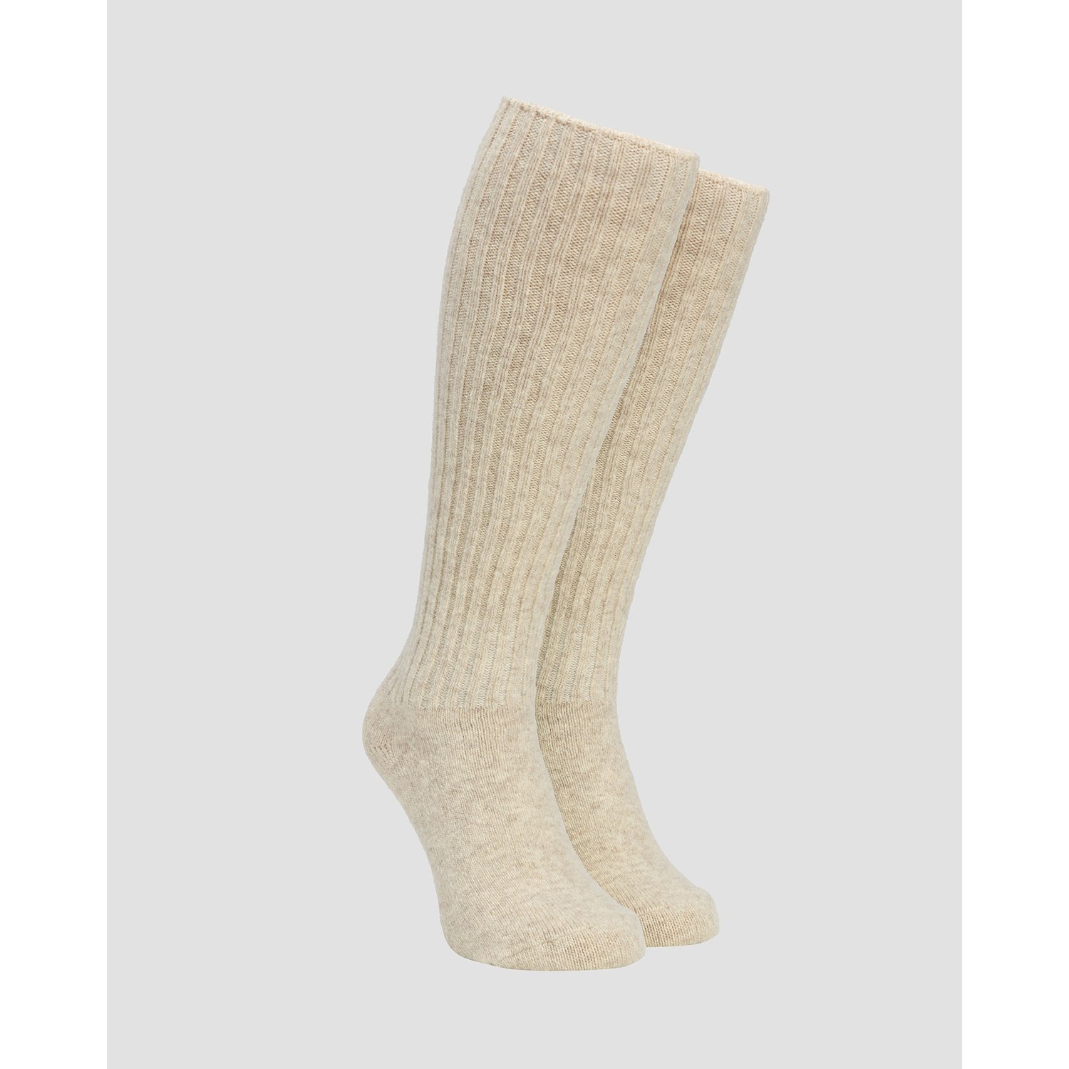Skarpety Wełniane Unisex Amundsen V-bond Socks Beżowe