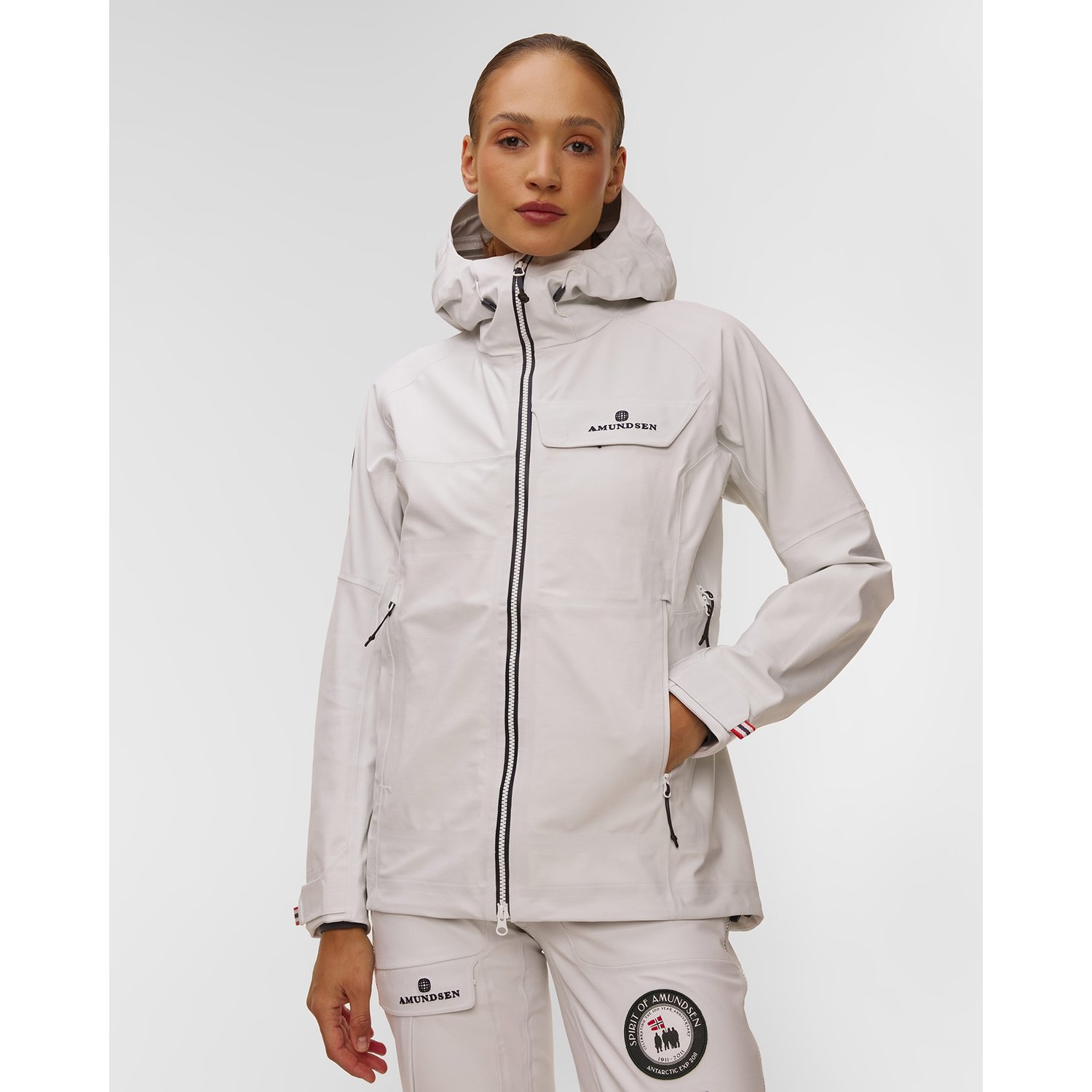 Kurtka Techniczna Damska Amundsen Amundsen Peak Jacket Biała