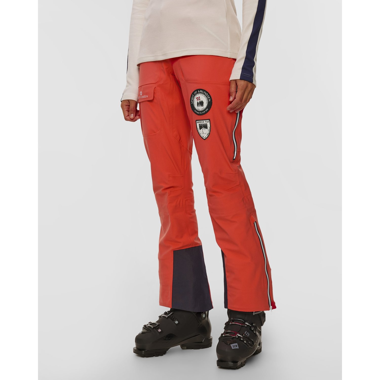 Spodnie Techniczne Damskie Amundsen Amundsen Peak Panther Czerwone