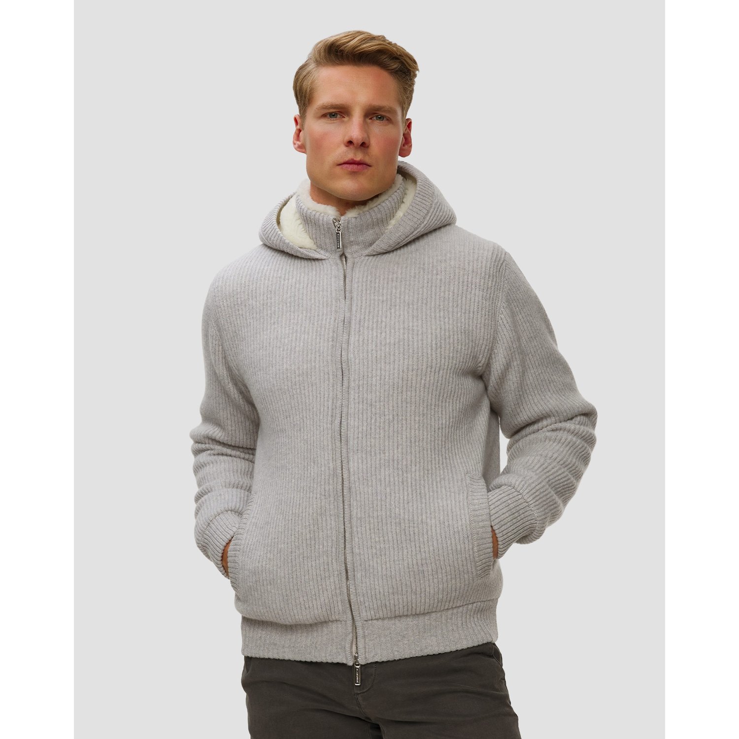 Wełniana Kurtka Męska Pashmere