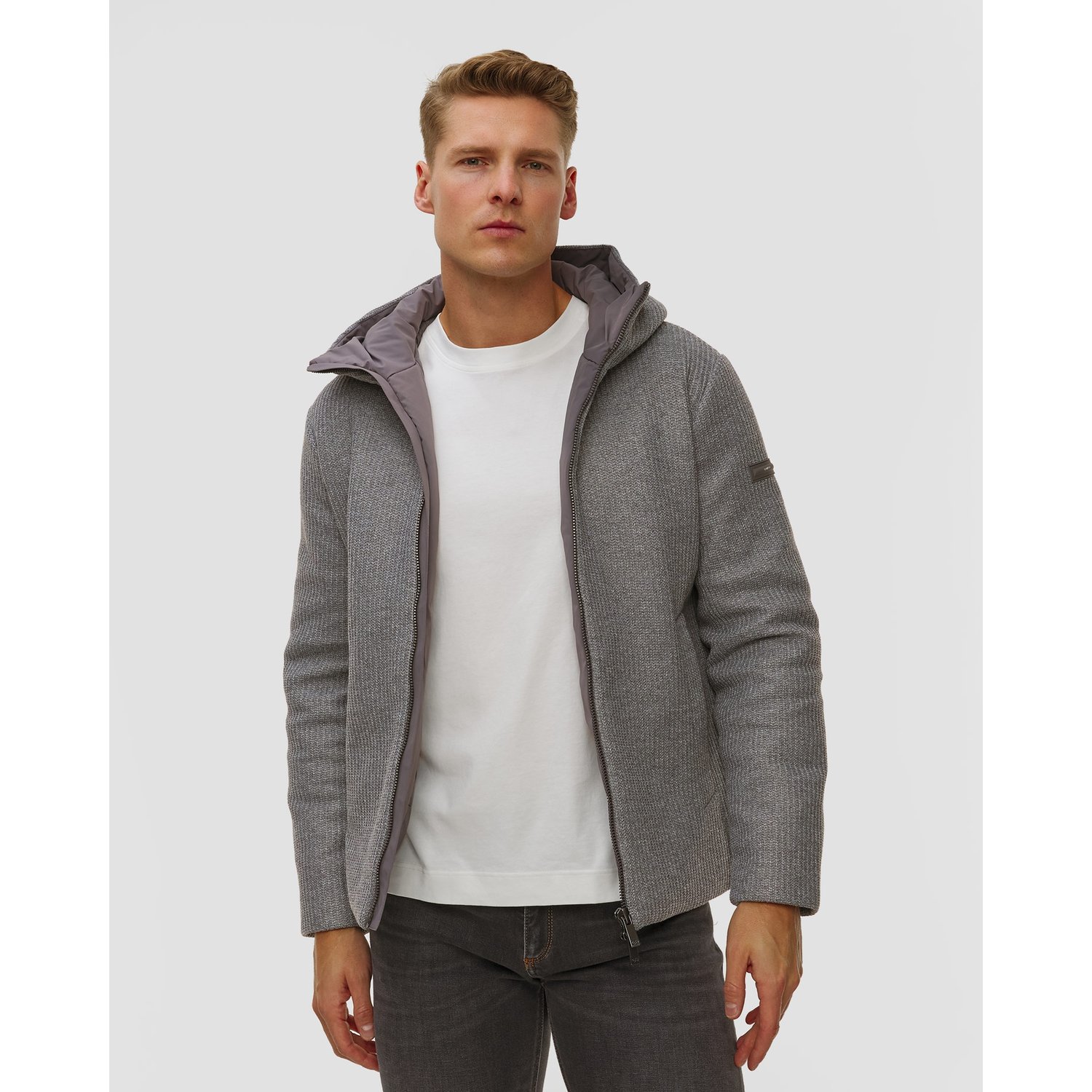 Szara Kurtka Męska Unity Original Clermont