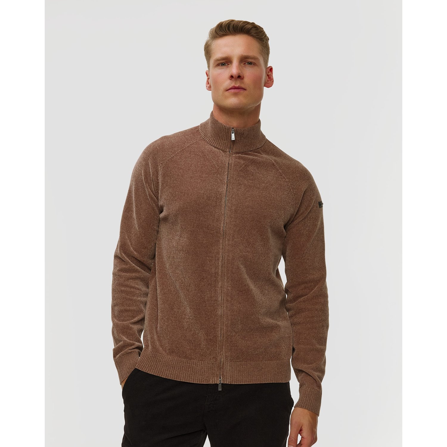 Brązowy Sweter Rozpinany Męski Unity Original Chimbo Cheni