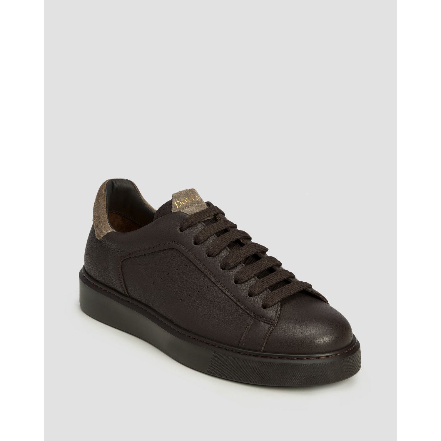 Buty Skórzane Męskie Doucal's Gervaso Brązowe