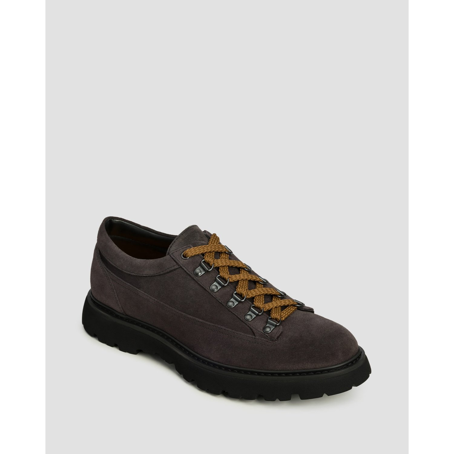 Buty Męskie Doucal's Derby Ganci Jason Szare