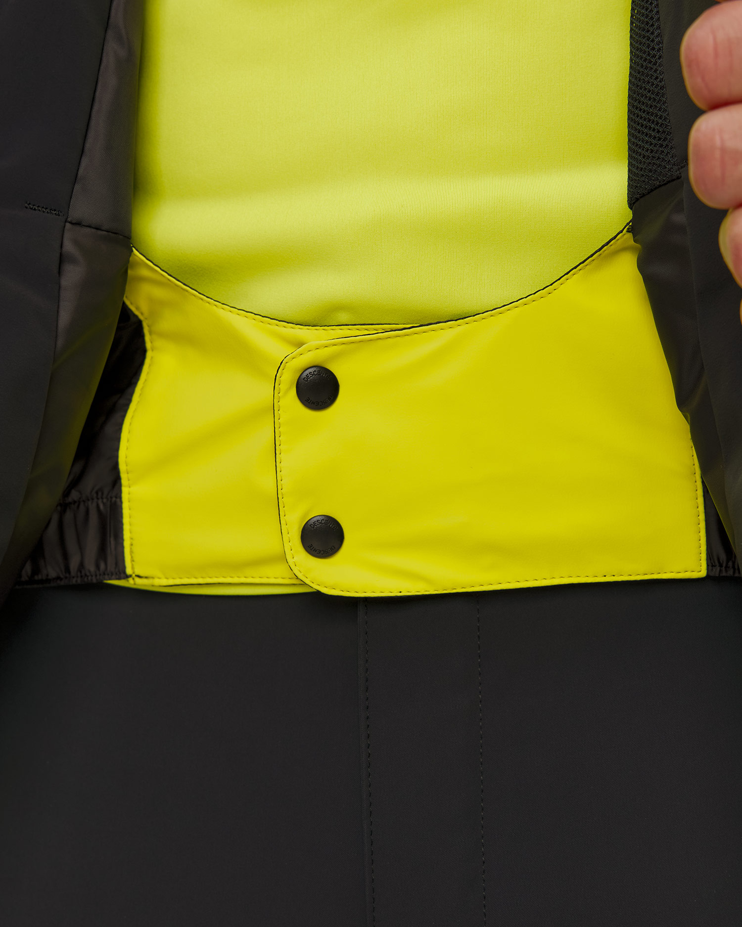 Men's ski jacket Descente Hybrid Down Jacket yellow