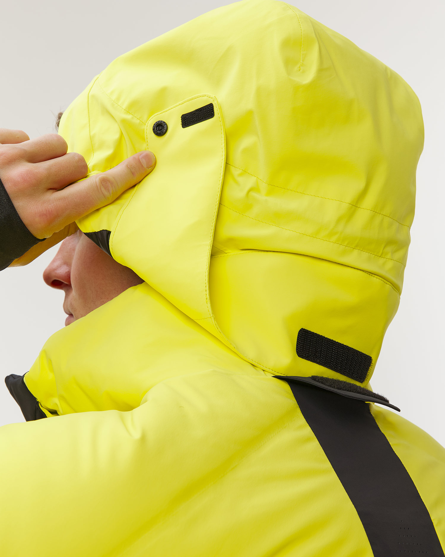 Men's ski jacket Descente Hybrid Down Jacket yellow