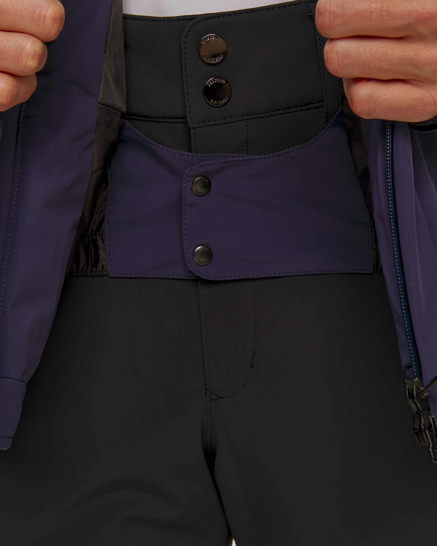 Giacca da sci da uomo Descente Hybrid Down Jacket Swiss Team blu scuro