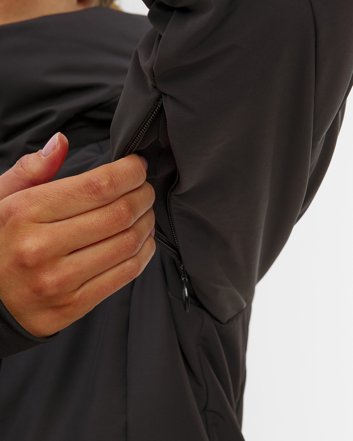 Kurtka narciarska puchowa damska Descente Double Collar Jacket czarna