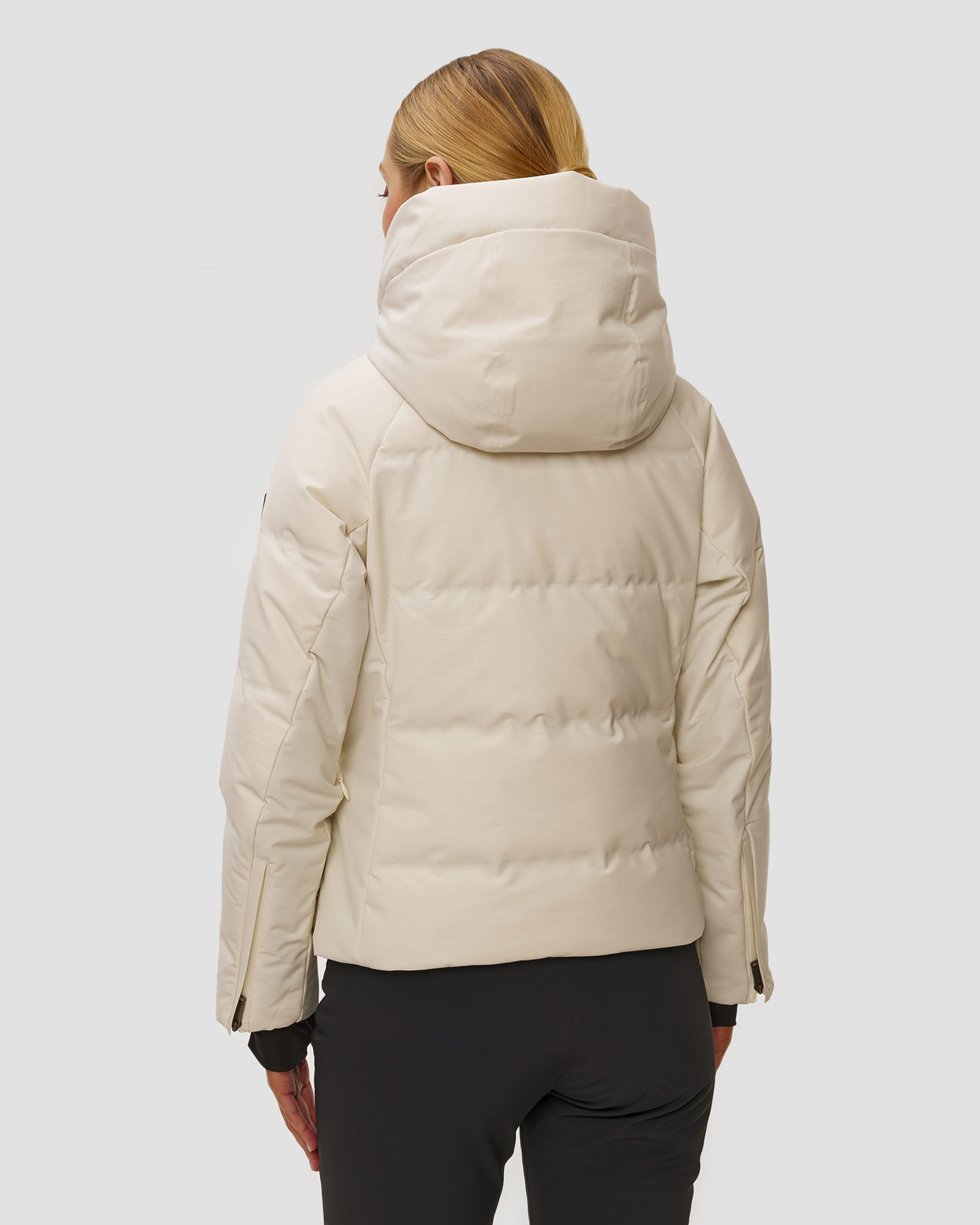 Kurtka narciarska puchowa damska Descente Double Collar Jacket biały