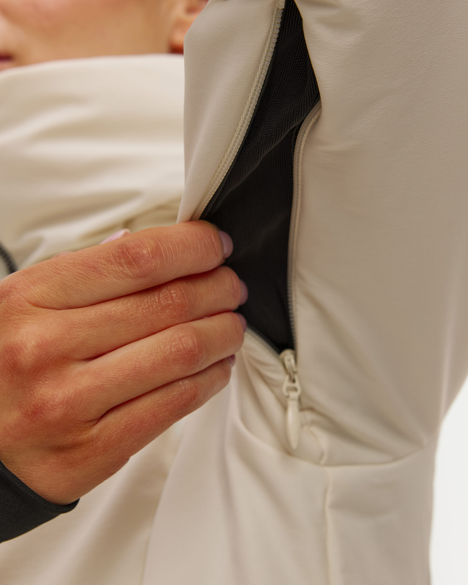 Kurtka narciarska puchowa damska Descente Double Collar Jacket biały