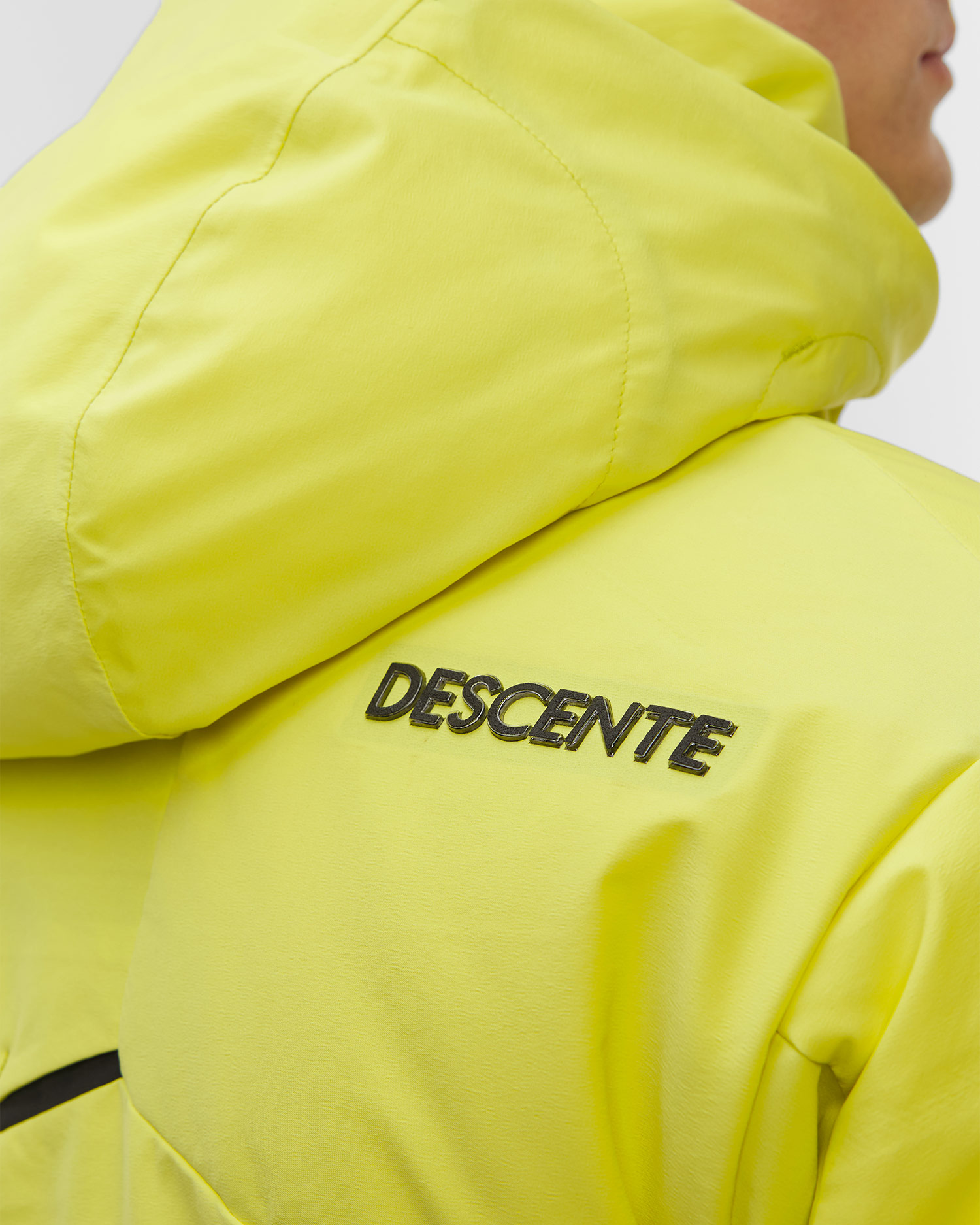 Giacca da sci da uomo Descente Hybrid Down Jacket gialla