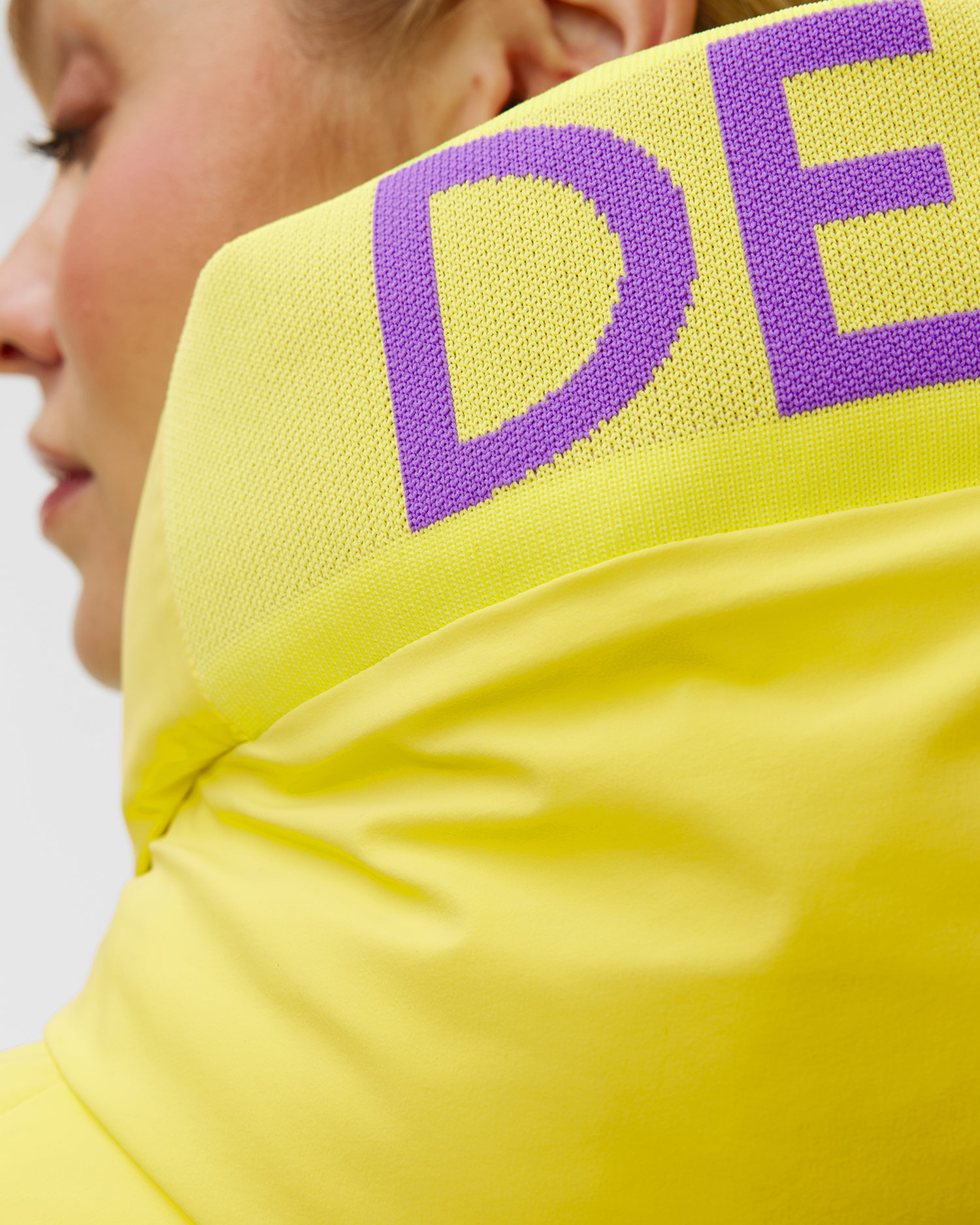 Kurtka narciarska puchowa damska Descente Janie żółta