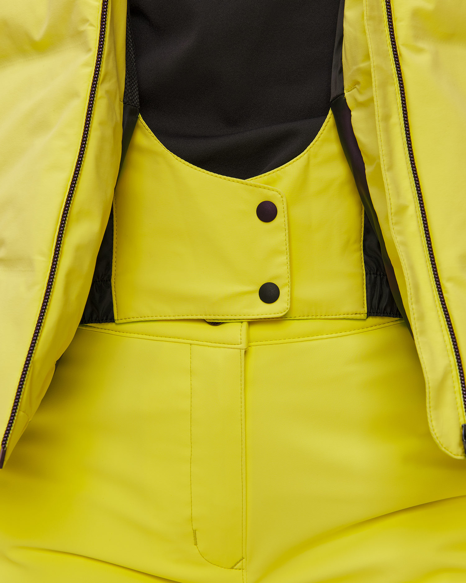 Kurtka narciarska puchowa damska Descente Janie żółta