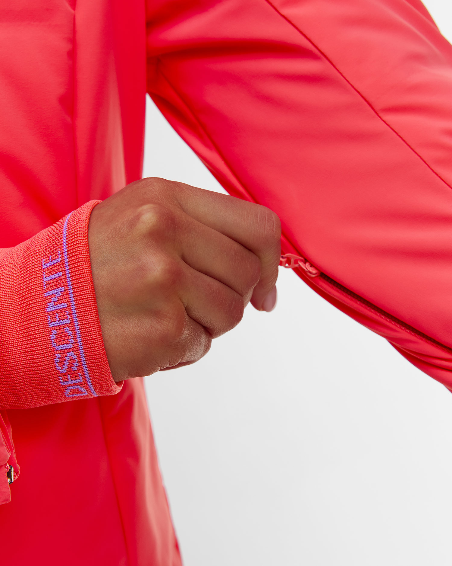 Doudoune de ski rose pour femmes Descente Janie