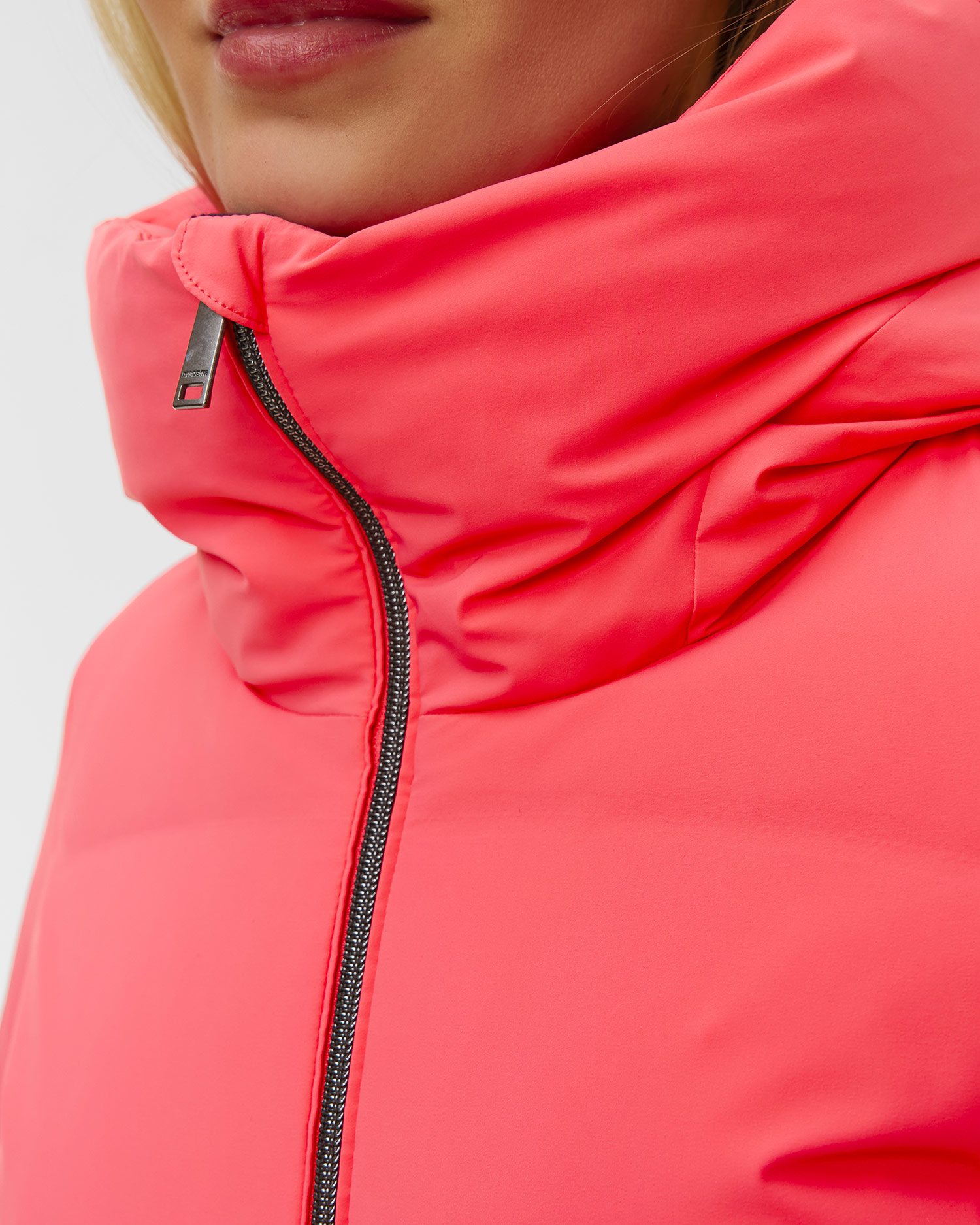 Doudoune de ski rose pour femmes Descente Janie