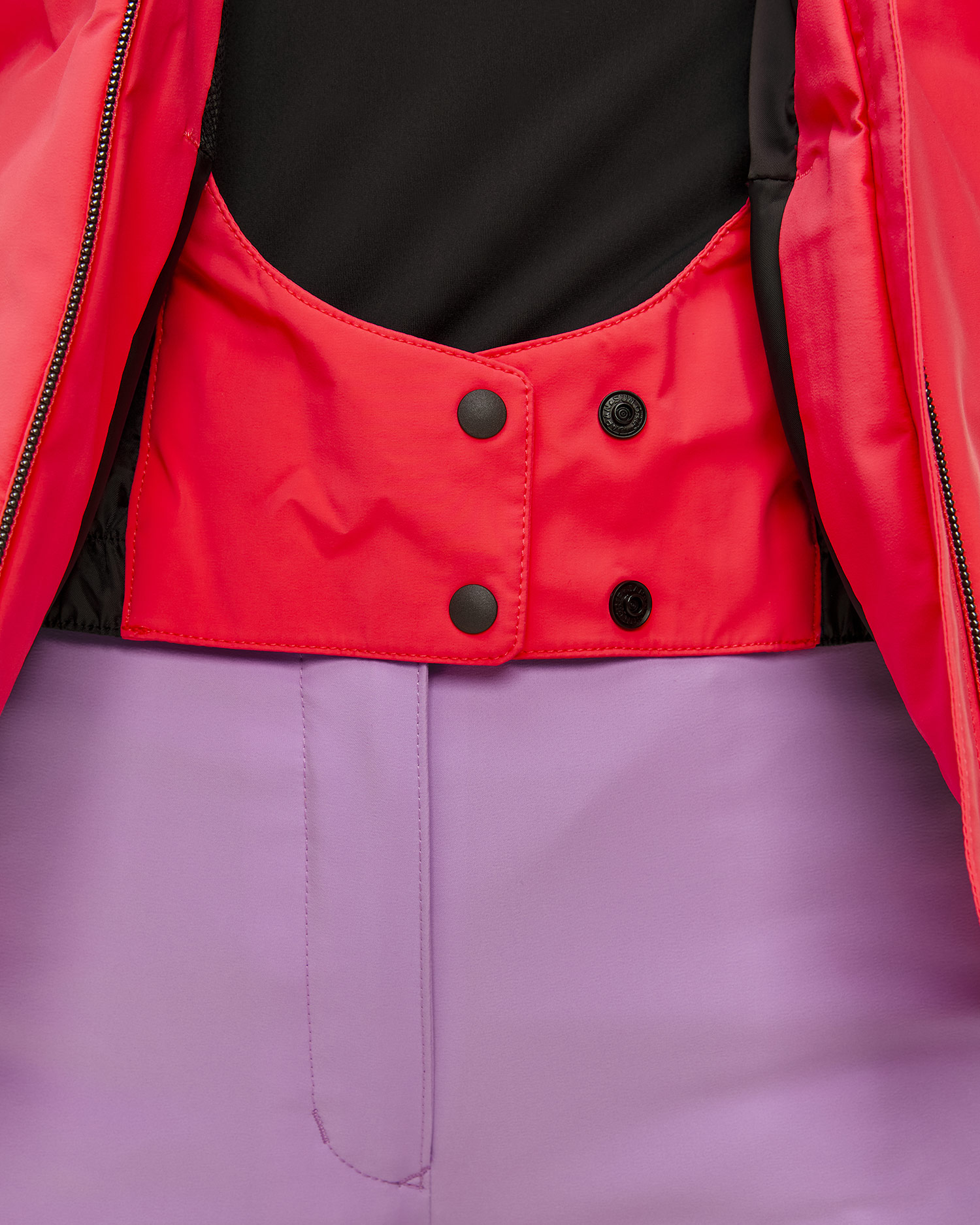 Doudoune de ski rose pour femmes Descente Janie