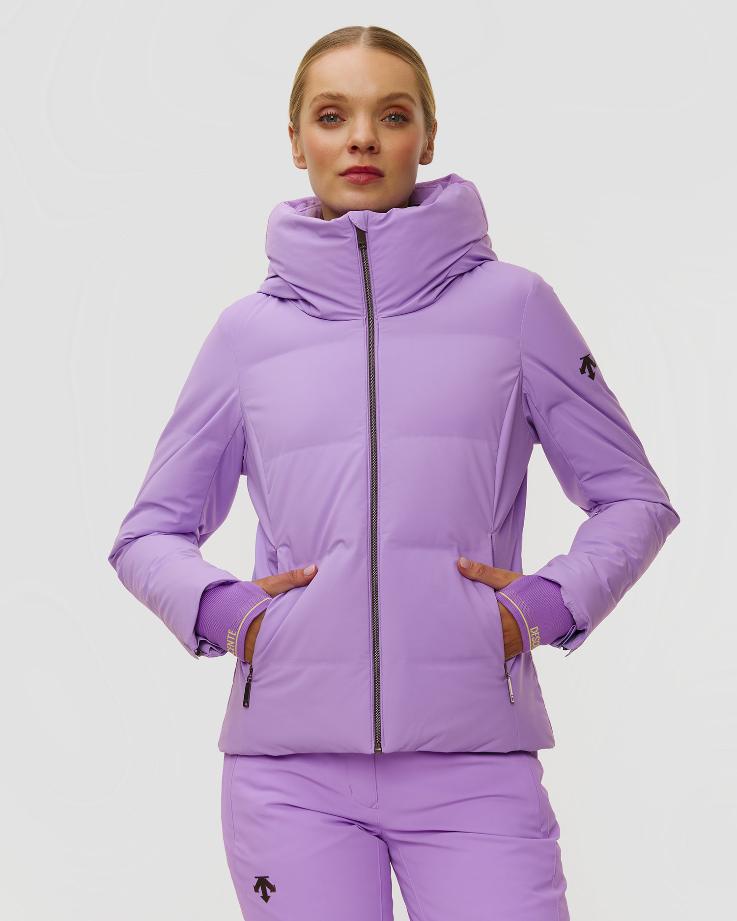 Doudoune de ski violette pour femmes Descente Janie, Couleur: Fioletowy