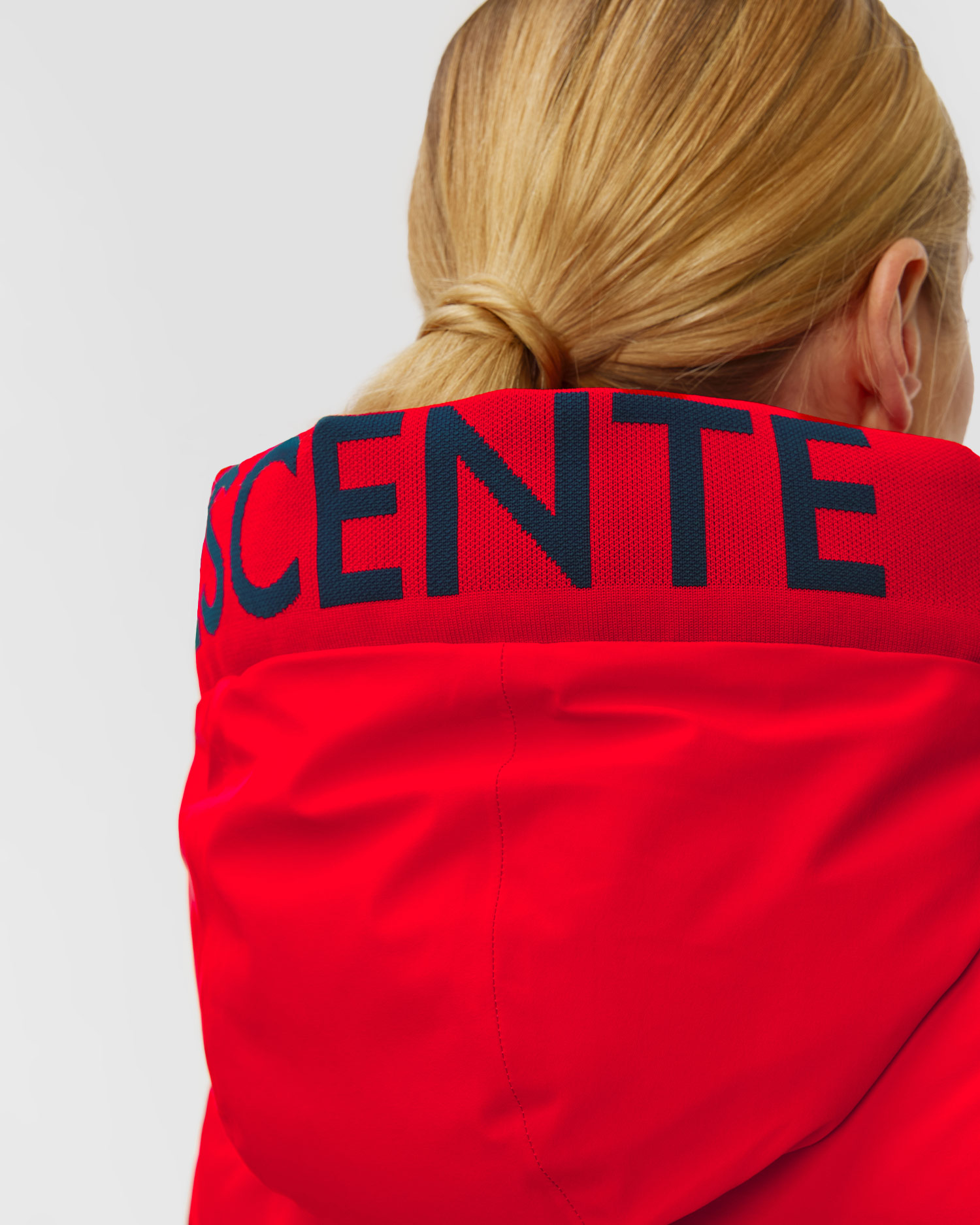 Geacă de schi din puf pentru femei Descente Janie roșie