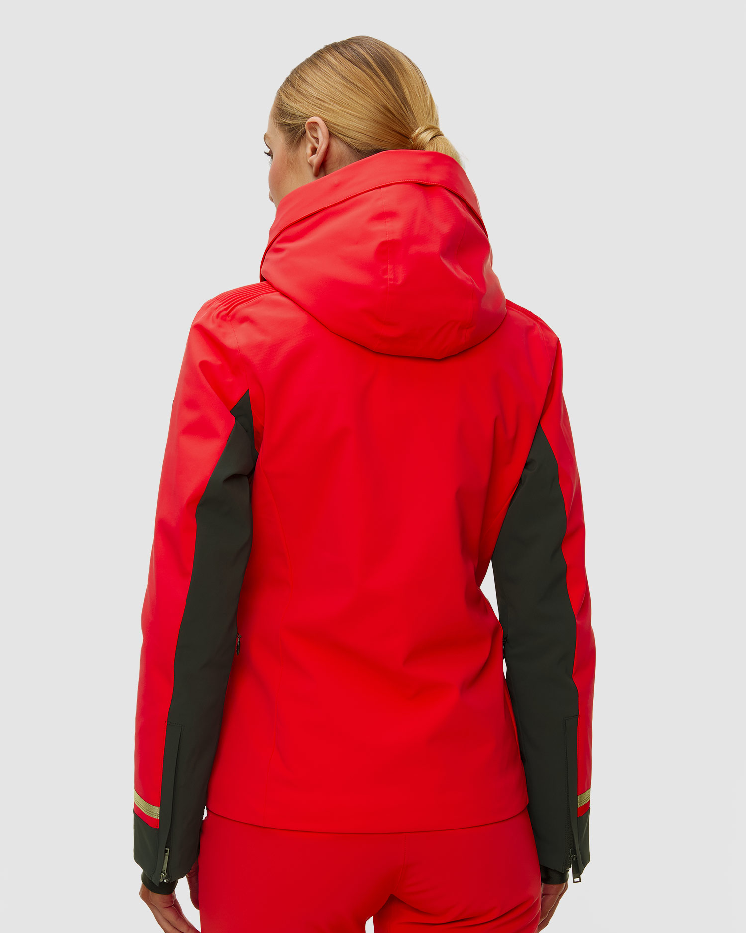 Kurtka narciarska damska Descente Shirring Jacket czerwona