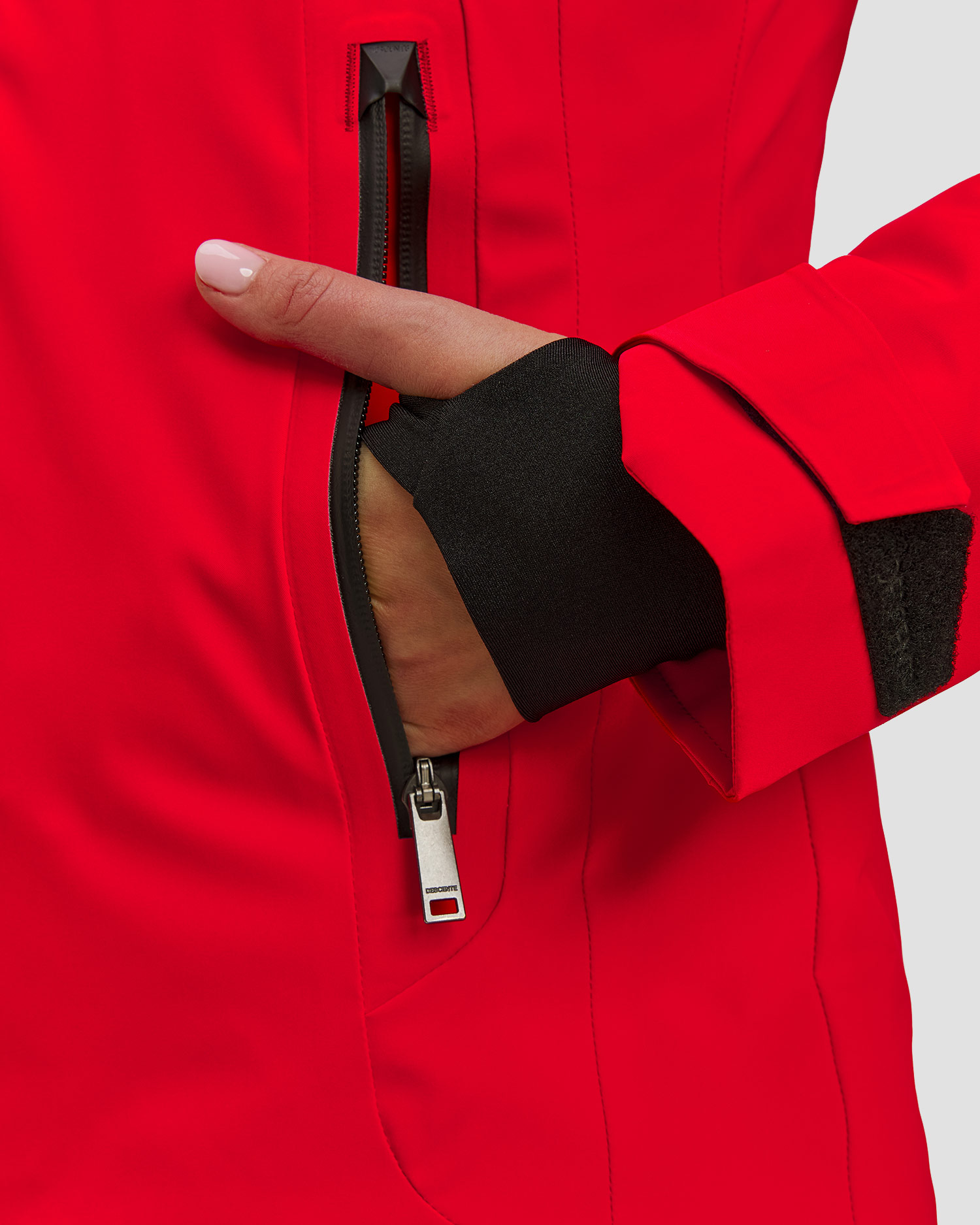 Descente Removable Down Jacket Damen-Skijacke