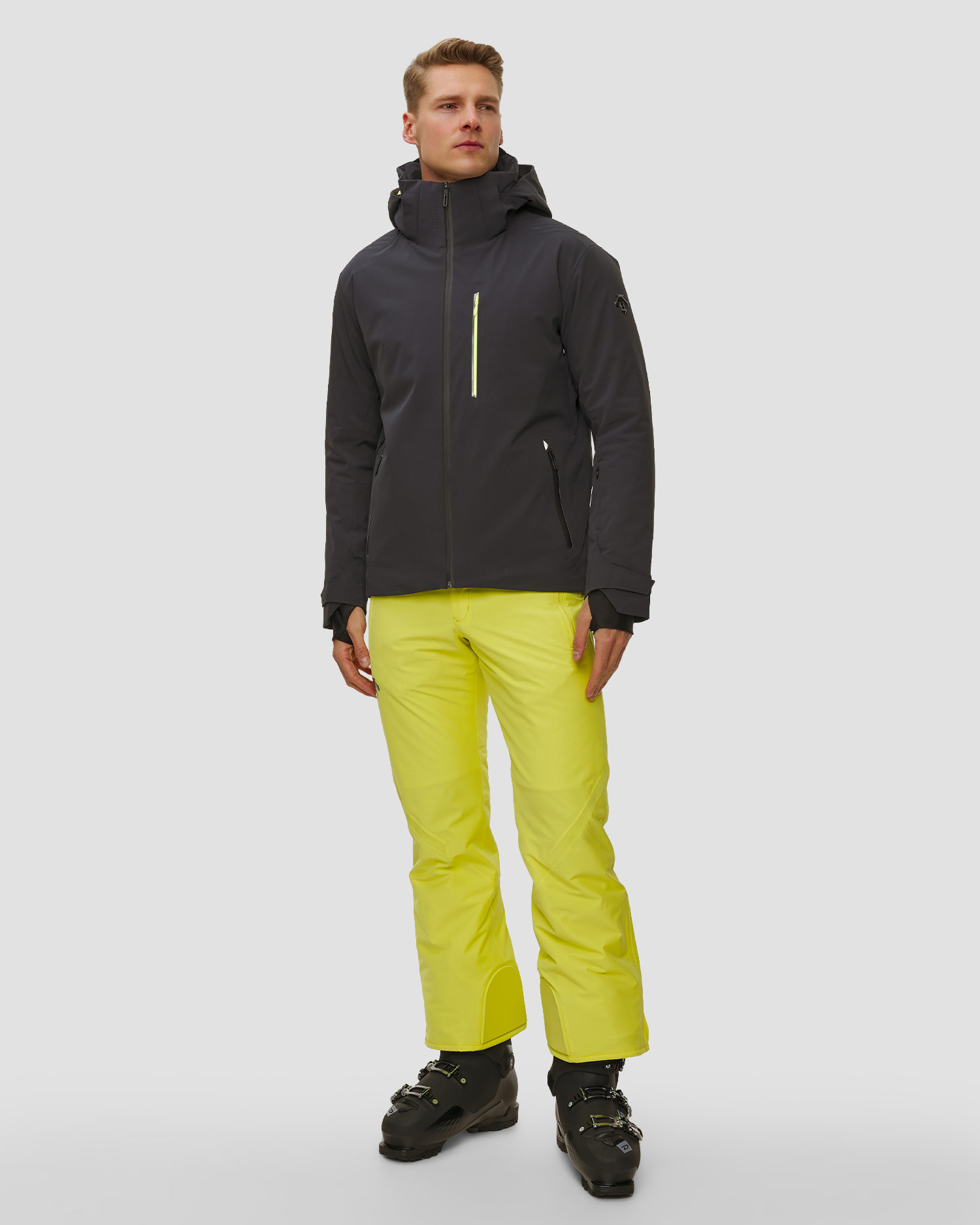 Kurtka narciarska męska Descente Caden czarna