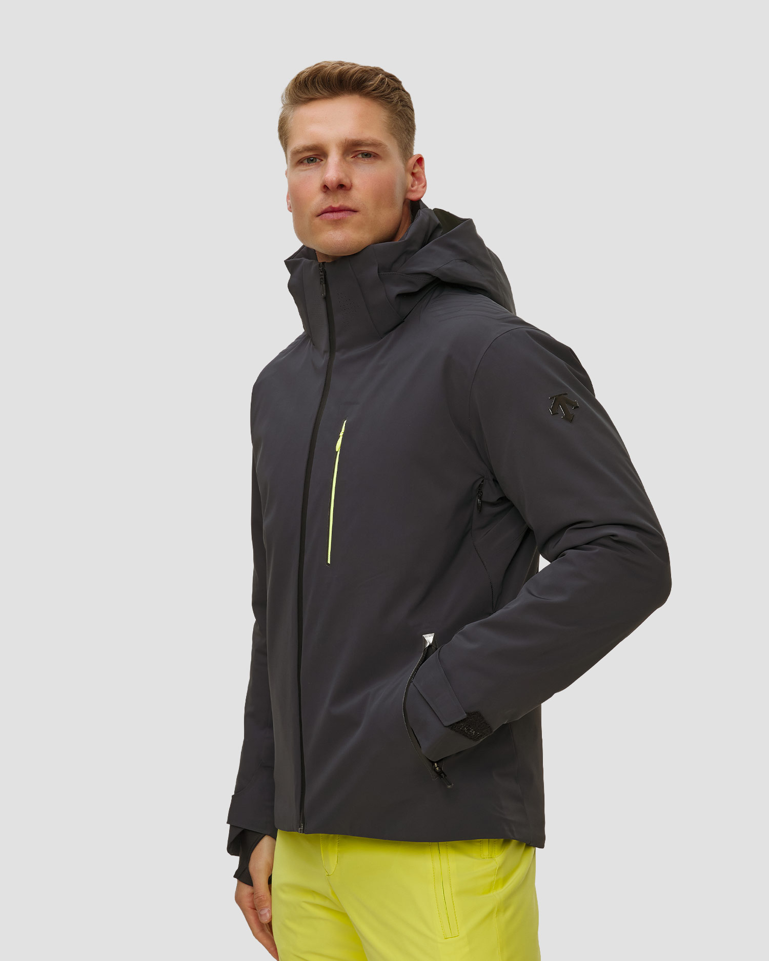 Kurtka narciarska męska Descente Caden czarna