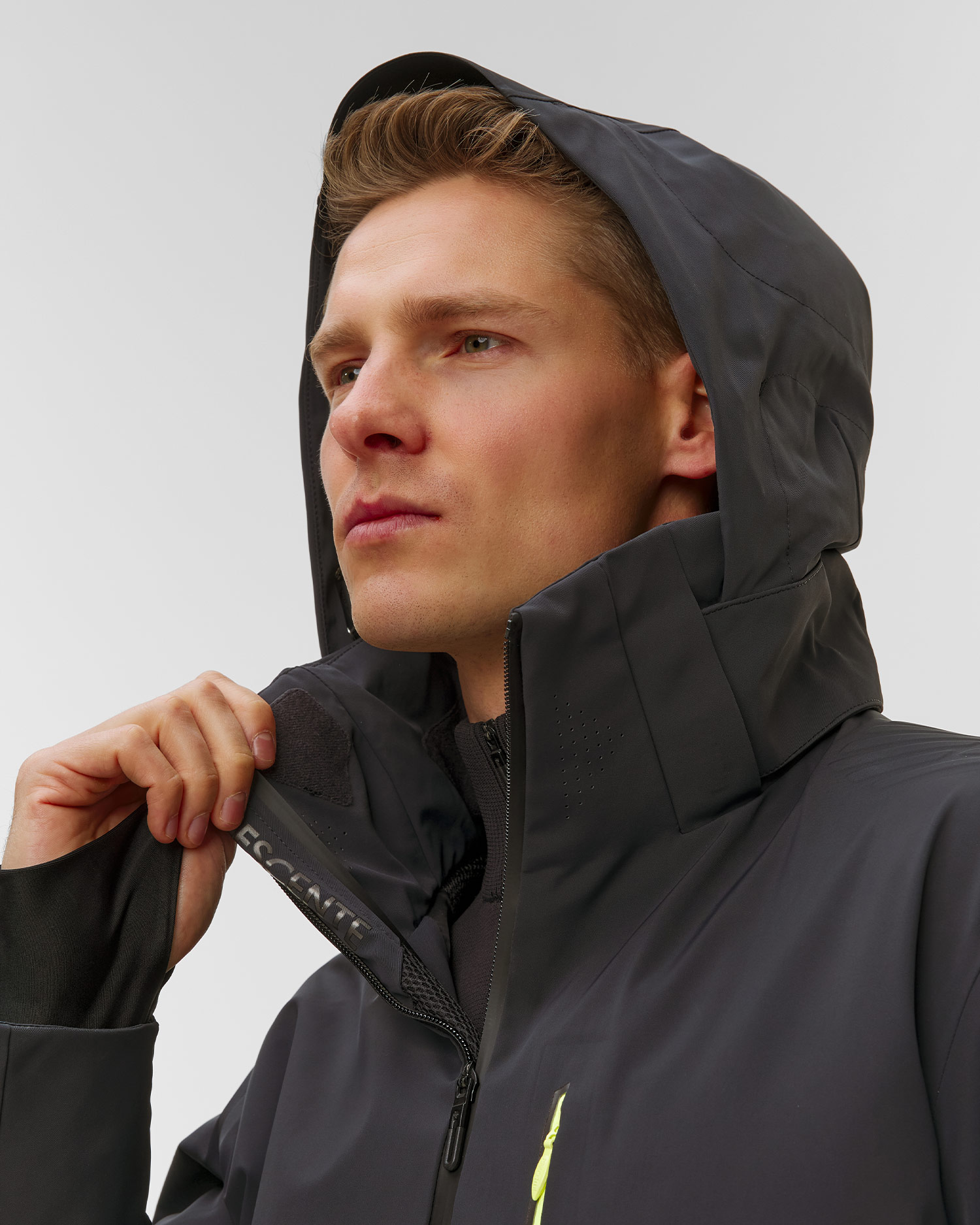 Kurtka narciarska męska Descente Caden czarna