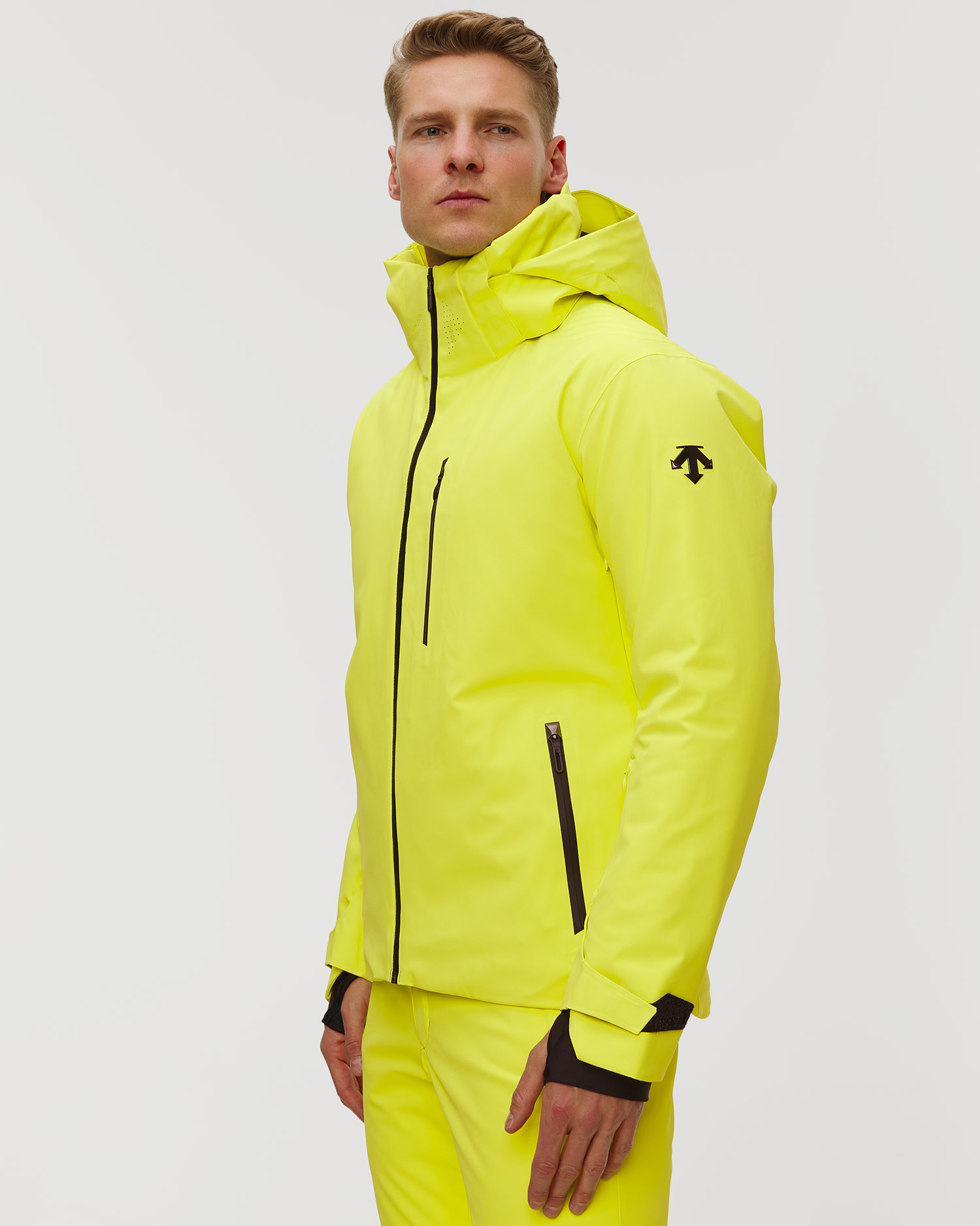 Kurtka narciarska męska Descente Caden żółta