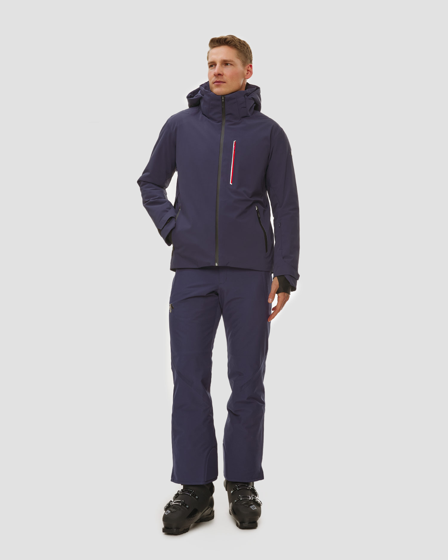 Giacca da sci da uomo Descente Caden blu scuro