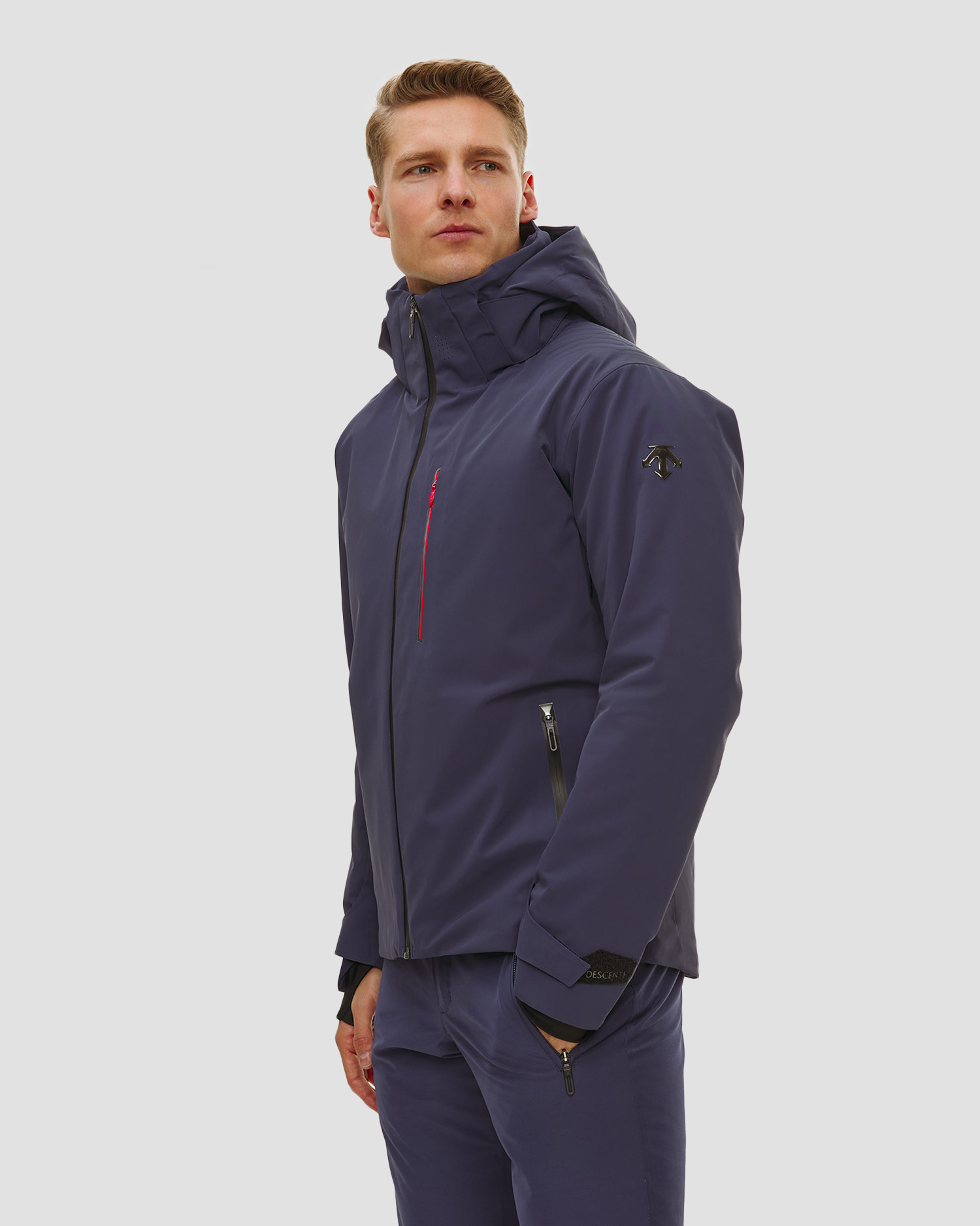 Giacca da sci da uomo Descente Caden blu scuro