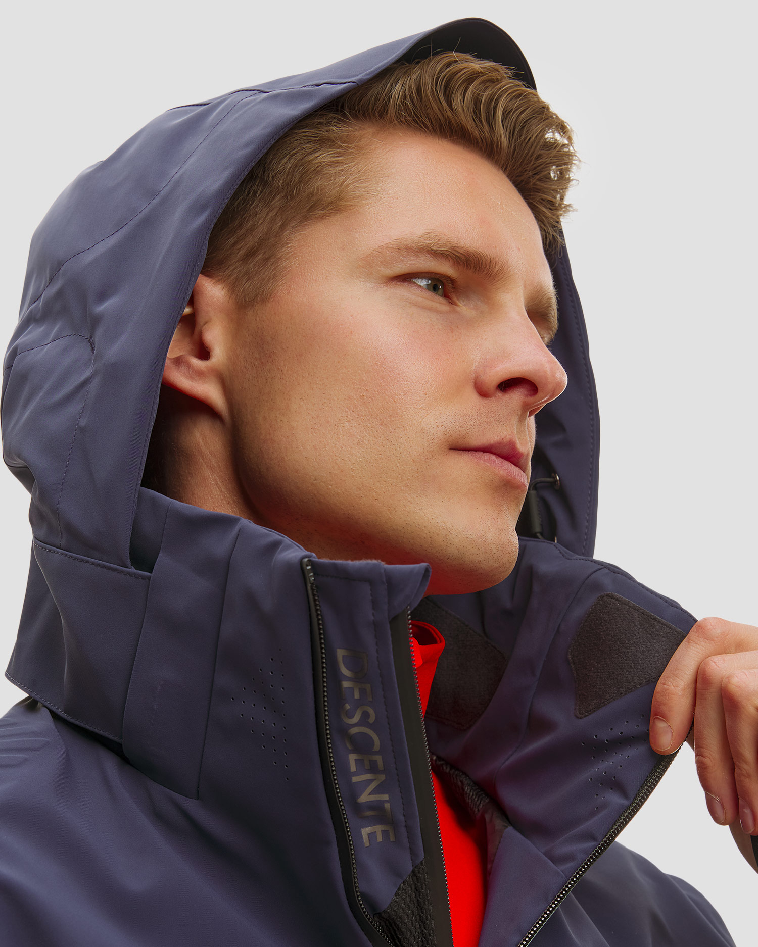 Giacca da sci da uomo Descente Caden blu scuro