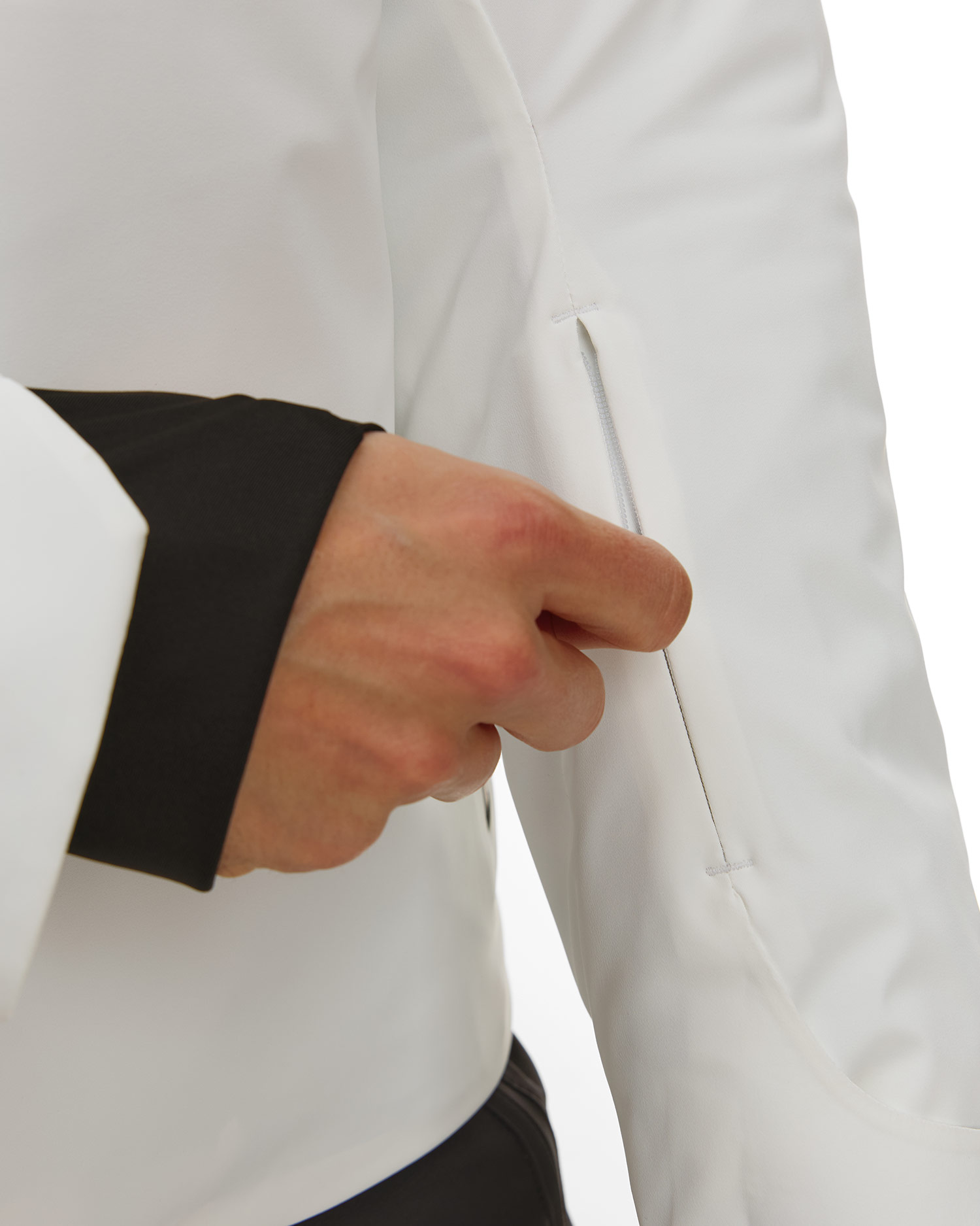 Giacca da sci da uomo Descente Caden bianca