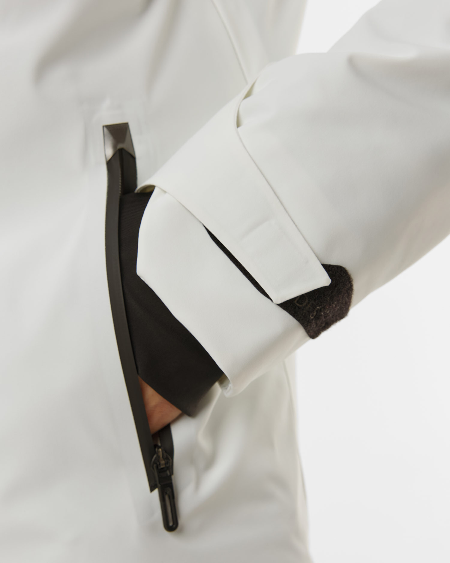 Giacca da sci da uomo Descente Caden bianca