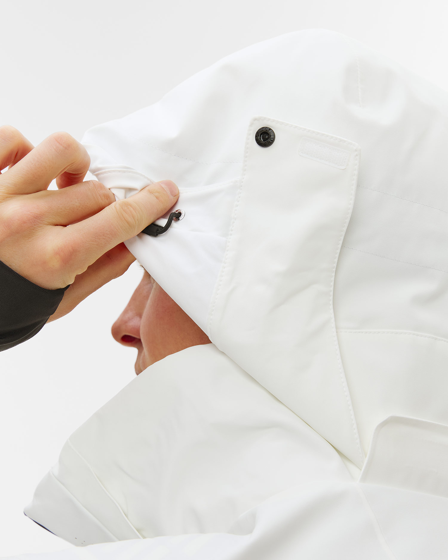 Giacca da sci da uomo Descente Caden bianca