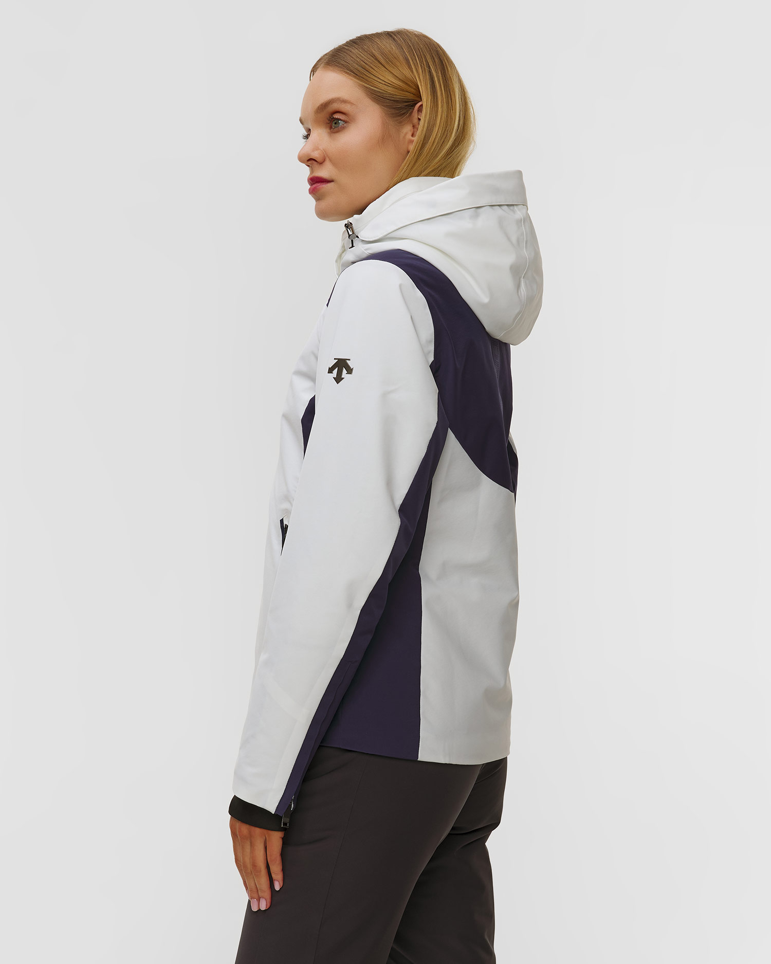 Kurtka narciarska damska Descente Smooth Logo Jacket biała
