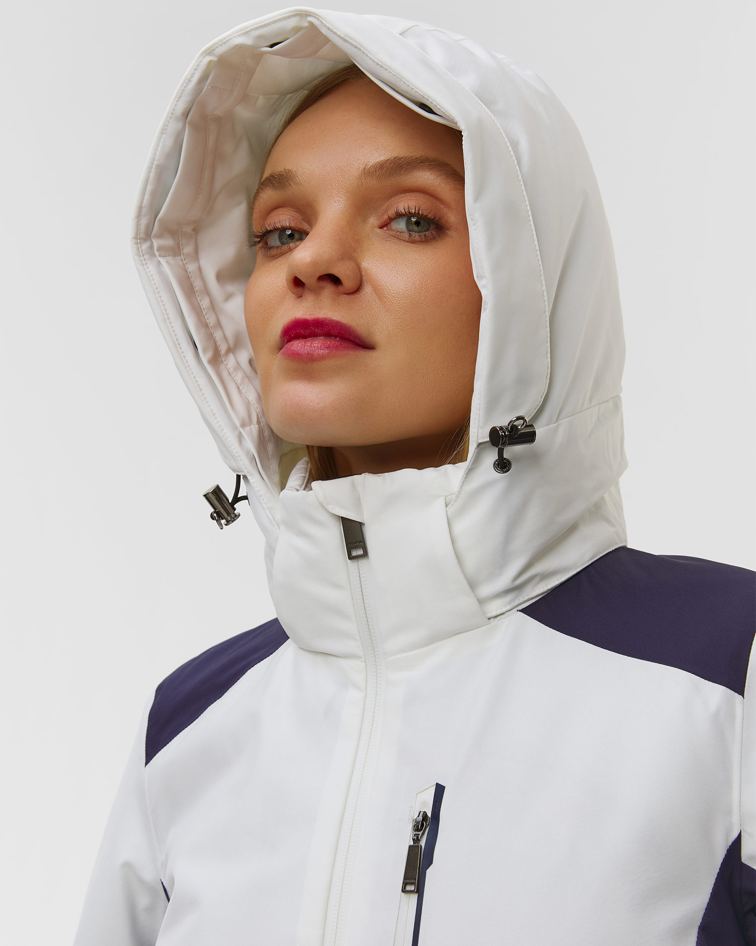 Kurtka narciarska damska Descente Smooth Logo Jacket biała