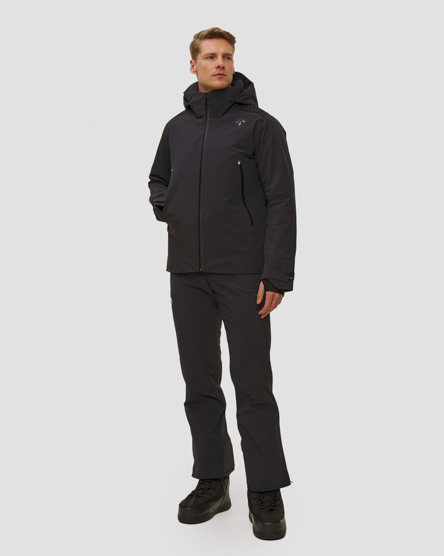 Giacca da sci da uomo Descente Finder nera