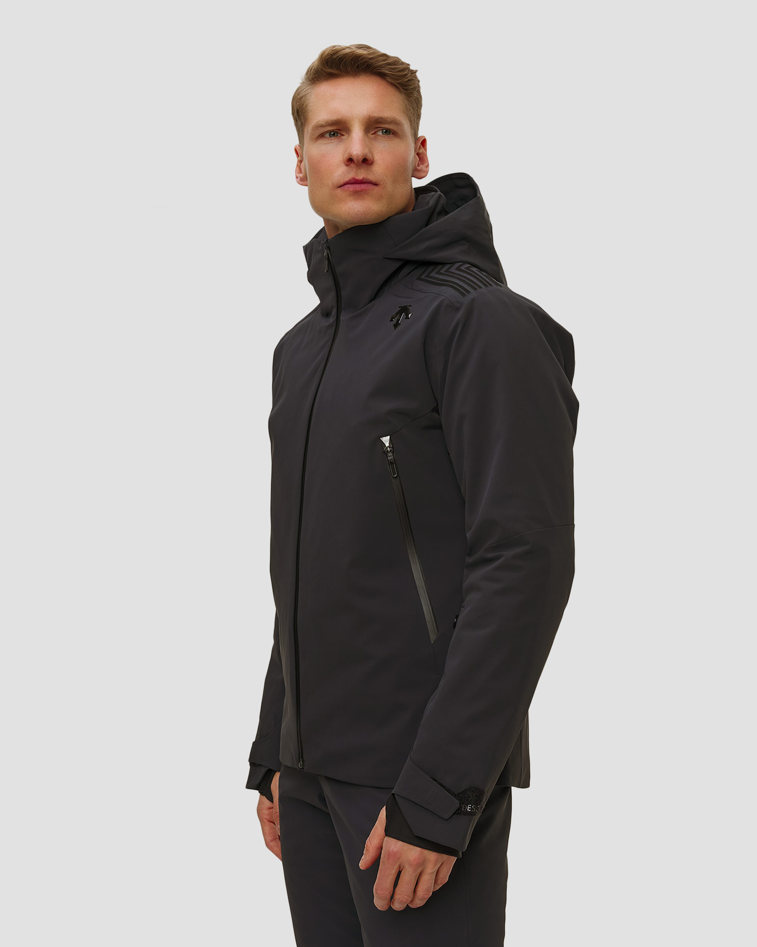 Giacca da sci da uomo Descente Finder nera