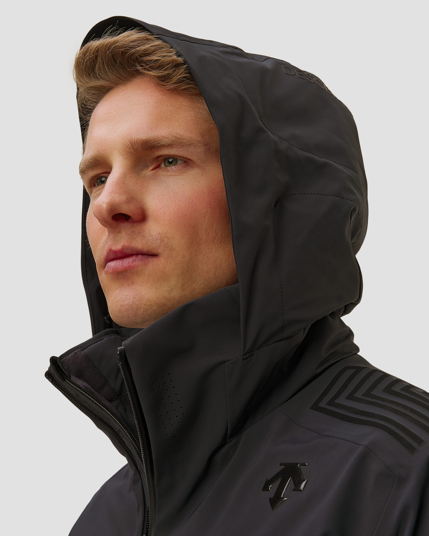 Giacca da sci da uomo Descente Finder nera