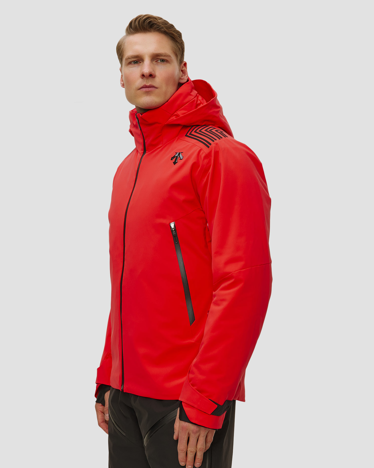 Kurtka narciarska męska Descente Finder czerwony