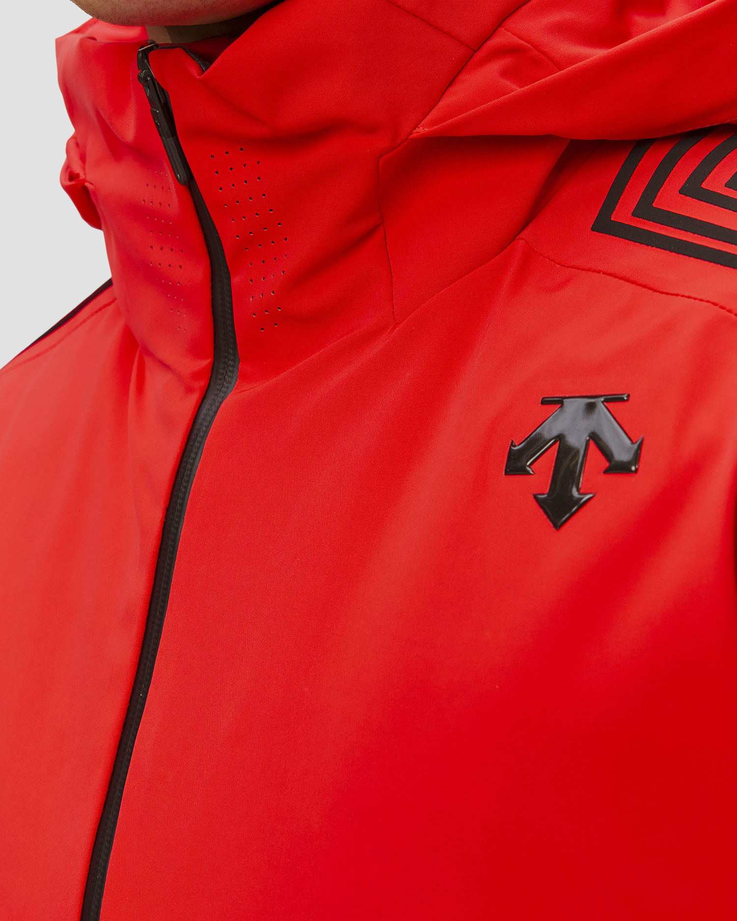 Kurtka narciarska męska Descente Finder czerwony