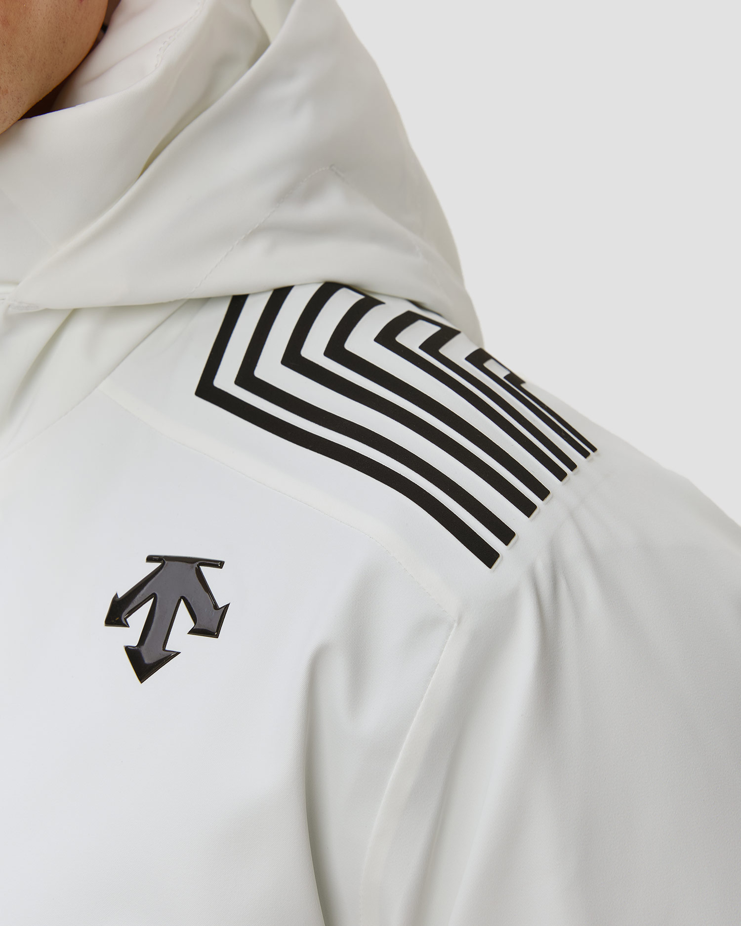 Giacca da sci da uomo Descente Finder bianca