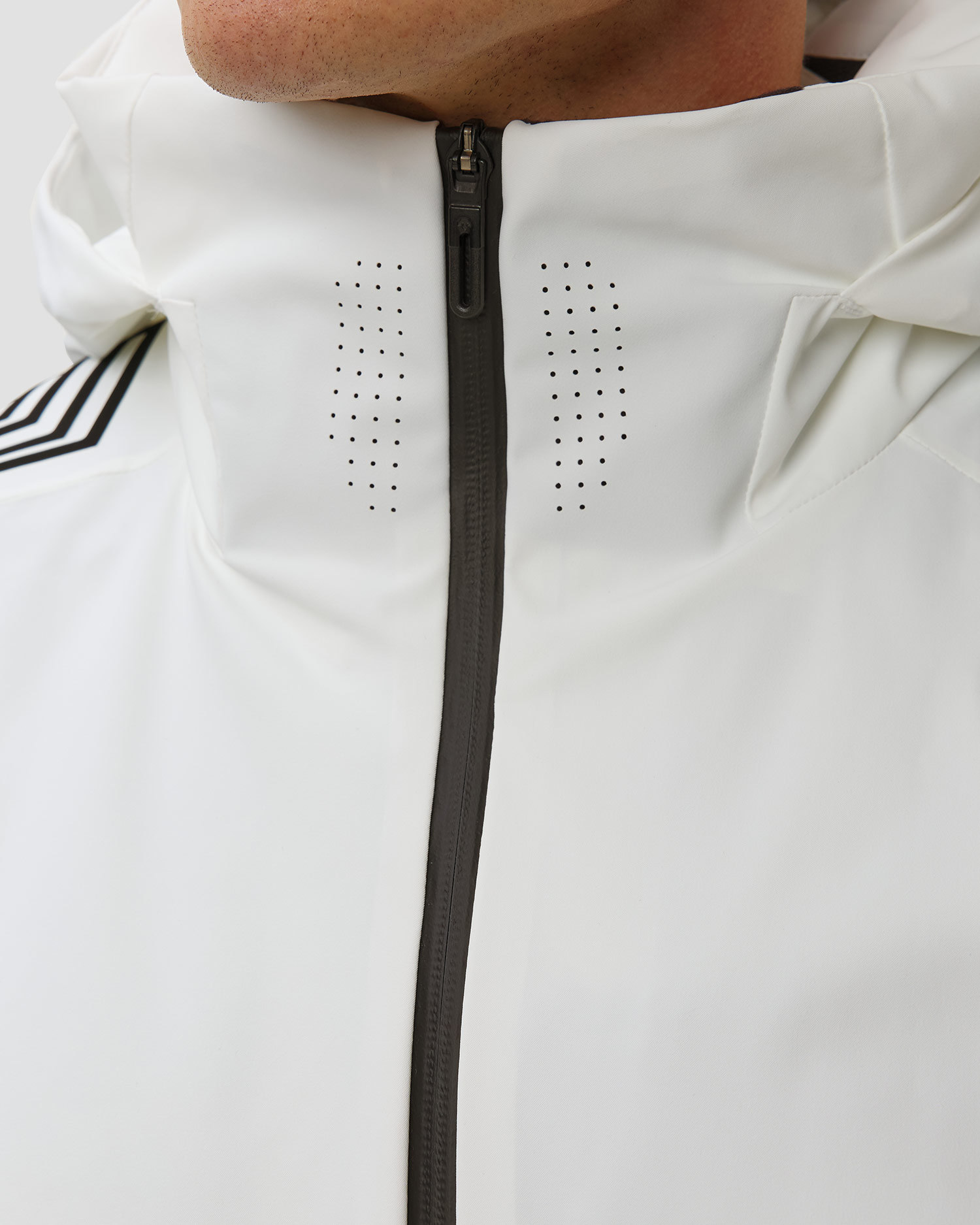 Giacca da sci da uomo Descente Finder bianca