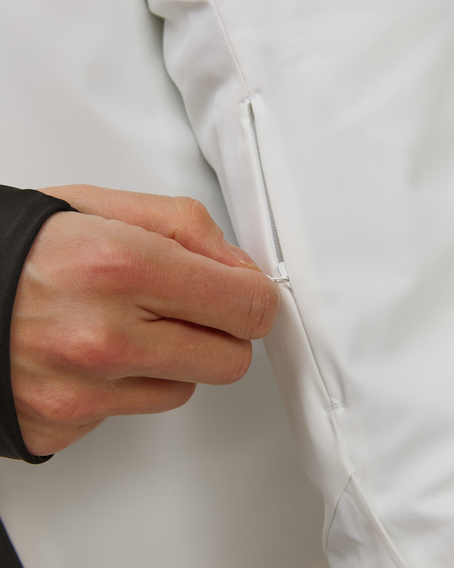 Giacca da sci da uomo Descente Finder bianca